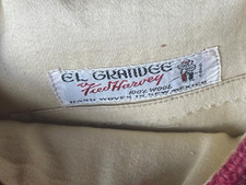 Fred Harvey Vintage El Grandee Woolen Clutch w/Sterling Los Castillo Zia Button - Additional view 11