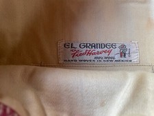 Fred Harvey Vintage El Grandee Woolen Clutch w/Sterling Los Castillo Zia Button - Additional view 4