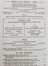 1965 Santa Fe Railroad Fred Harvey Dining Car Menu Autumn Aspens Artwork - Additional view 3