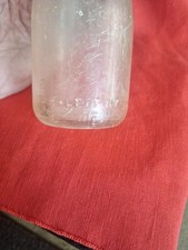 FRED HARVEY HALF PINT EMBOSSED MILK BOTTLE RAILROAD New Mexico Estate  - Additional view 3