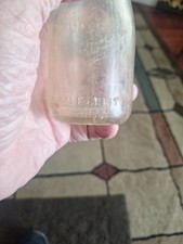 FRED HARVEY HALF PINT EMBOSSED MILK BOTTLE RAILROAD New Mexico Estate  - Additional view 4