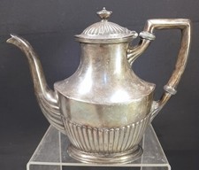 Vintage Fred Harvey Silverplate Dining Car Tea / Coffee Pot 7/8 pint GM Co 07285 - Additional view 1