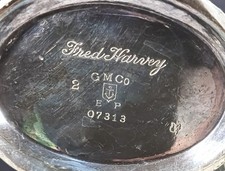 Vintage Fred Harvey Silverplate Dining Car Creamer 2-cup GM Co 07313 - Fast Ship - Additional view 5