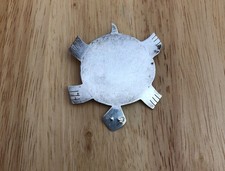 Early (Fred Harvey?) Sterling Turtle Brooch - Additional view 2