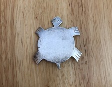 Early (Fred Harvey?) Sterling Turtle Brooch