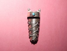 NAVAJO BABY CRADLEBOARD PAPOOSE OLD PAWN FRED HARVEY ERA SILVER TURQUOISE