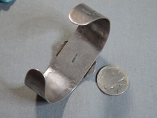 Fred Harvey Era NATIVE AMERICAN Natural TURQUOISE Sterling Silver SNAKE Bracelet - Additional view 11