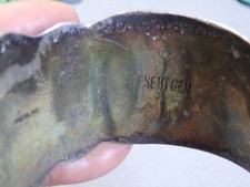 Fred Harvey Era NAVAJO Natural CERRILLOS TURQUOISE Sterling Silver Bracelet - Additional view 11