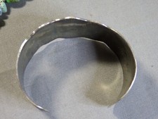 Fred Harvey Era NAVAJO Natural CERRILLOS TURQUOISE Sterling Silver Bracelet - Additional view 12