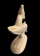 Fred Harvey Shops Art Deco Gazelle Figurine Cream Ceramic w/Sticker 7