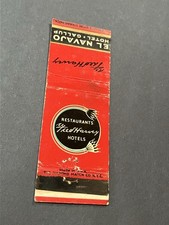 Vintage Matchbook “El Navajo Hotel - Fred Harvey” Gallup