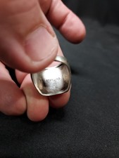 Vintage Fred Harvey Navajo Sterling Silver Thunderbird Southwestern Ring Size 8 - Additional view 2