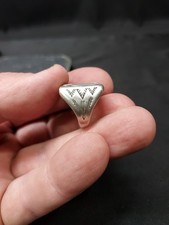 Vintage Fred Harvey Navajo Sterling Silver Thunderbird Southwestern Ring Size 8 - Additional view 3