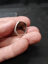 Vintage Fred Harvey Navajo Sterling Silver Thunderbird Southwestern Ring Size 8 - Additional view 5