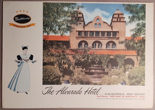 1956 Fred Harvey Alvarado Hotel Chicago Union Station Restaurant Menu B1-81