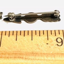 Vtg Arrow Sterling Silver 1” Hat Tie Pin Fred Harvey Era STAMPED NICE! - Additional view 2