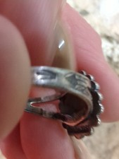 Vintage Dragon’s Breath Sterling Silver Ring ~ Native American Fred Harvey Era - Additional view 3
