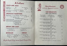 1961 #1 Of Series Fred Harvey Meny Bright Angel Lodge - Additional view 1