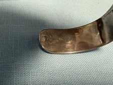 VTG NAVAJO STAMPED  STERLING F. HARVEY ERA?  TURQUOISE  BRACELET UNSIGNED - Additional view 8