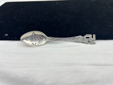 Antique Navajo Fred Harvey Era Thunderbird and Whirling Log Silver Spoon - Additional view 2