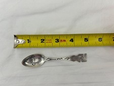 Antique Navajo Fred Harvey Era Thunderbird and Whirling Log Silver Spoon - Additional view 6