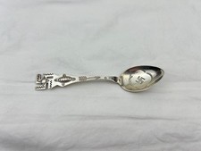 Antique Navajo Fred Harvey Era Whirling Log and Arrow Silver Spoon - Additional view 3