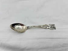 Antique Navajo Fred Harvey Era Whirling Log and Arrow Silver Spoon - Additional view 4