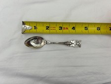Antique Navajo Fred Harvey Era Whirling Log and Arrow Silver Spoon - Additional view 6