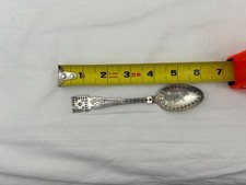 Antique Navajo Fred Harvey Era Whirling Log Indian Bow & Arrow Silver Spoon - Additional view 6