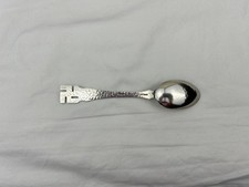 Antique Navajo Fred Harvey Era Whirling Log Indian Bow & Arrow Silver Spoon - Additional view 5