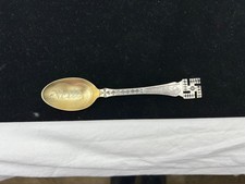 Antique Navajo Fred Harvey Era Whirling Log Standing Indian Silver Spoon - Additional view 2