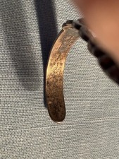 VTG NAVAJO OPEN BACK  STERLING F HARVEY TURQ CROSSED ARWS & THUNDERBIRD BRACELET - Additional view 18