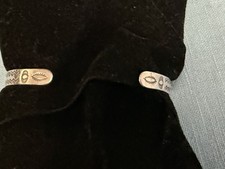 VINTAGE FRED HARVEY ERA STERLING TURQUOISE LIGHTNING / SUN STAMPED BRACELET - Additional view 13