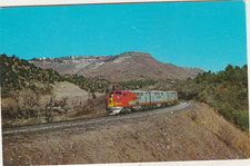 Fred Harvey-Santa Fe Streamliner-Raton Pass-Colorado-Co