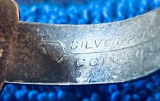 VINTAGE OLD FRED HARVEY ERA NAVAJO STERLING SILVER CROSSED ARROWS CUFF BRACELET - Additional view 6