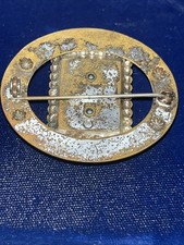 Vintage Native American Indian Brooch Pin Fred Harvey Era 1930s - Additional view 3