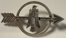 VTG Navajo Fred Harvey Era Arrow Thunderbird Brooch Pin 8.5g