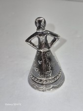 Fred Harvey 1920s Souvenir Tourist Trading Post Silver Turquoise Navajo Bell - Additional view 2