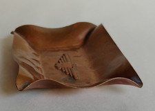 Old Thunderbird Copper Ashtray Fred Harvey Era VTG Trading Post Souvenir - Additional view 4