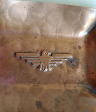 Old Thunderbird Copper Ashtray Fred Harvey Era VTG Trading Post Souvenir - Additional view 5