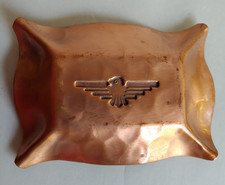 Old Thunderbird Copper Ashtray Fred Harvey Era VTG Trading Post Souvenir - Additional view 6