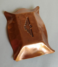Old Thunderbird Copper Ashtray Fred Harvey Era VTG Trading Post Souvenir - Additional view 9