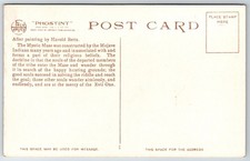 Mystic Maze Mojave Indians Needles CA UNP Fred Harvey DB Postcard J21 - Additional view 1