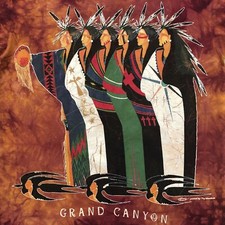 The Mountain Grand Canyon Native USA Fred Harvey '90s Tie Dye Vintage T-Shirt - Additional view 1