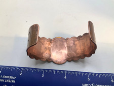 Vintage Fred Harvey Style Copper Silver Thunderbird Handmade Cuff - Additional view 5