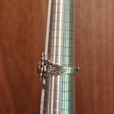 Vintage Fred Harvey Era Sterling Silver Adjustable Concho Style Ring Sz 8 3.5g - Additional view 13