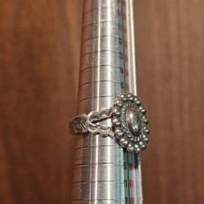 Vintage Fred Harvey Era Sterling Silver Adjustable Concho Style Ring Sz 8 3.5g - Additional view 15