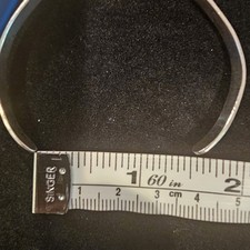Vintage Fred Harvey Era Sterling Silver Turquoise Cuff Bracelet Arrow Motif - Additional view 12
