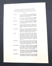 1968 Santa Fe Railway Fred Harvey Beverage List Menu Vintage Train Ephemera READ - Additional view 4
