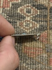 Fred Harvey Era Navajo Sterling Silver and Turquoise Thunderbird Pendant Tag - Additional view 4